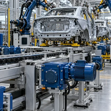 Otomotiv sanayi üretim ve montaj hatları elektrik motoru servisi