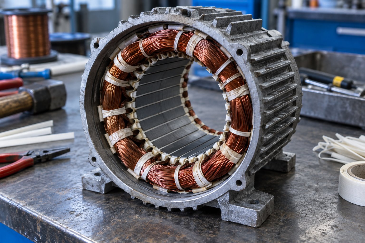 AC Motor Sarımı için teknik hizmet görseli
